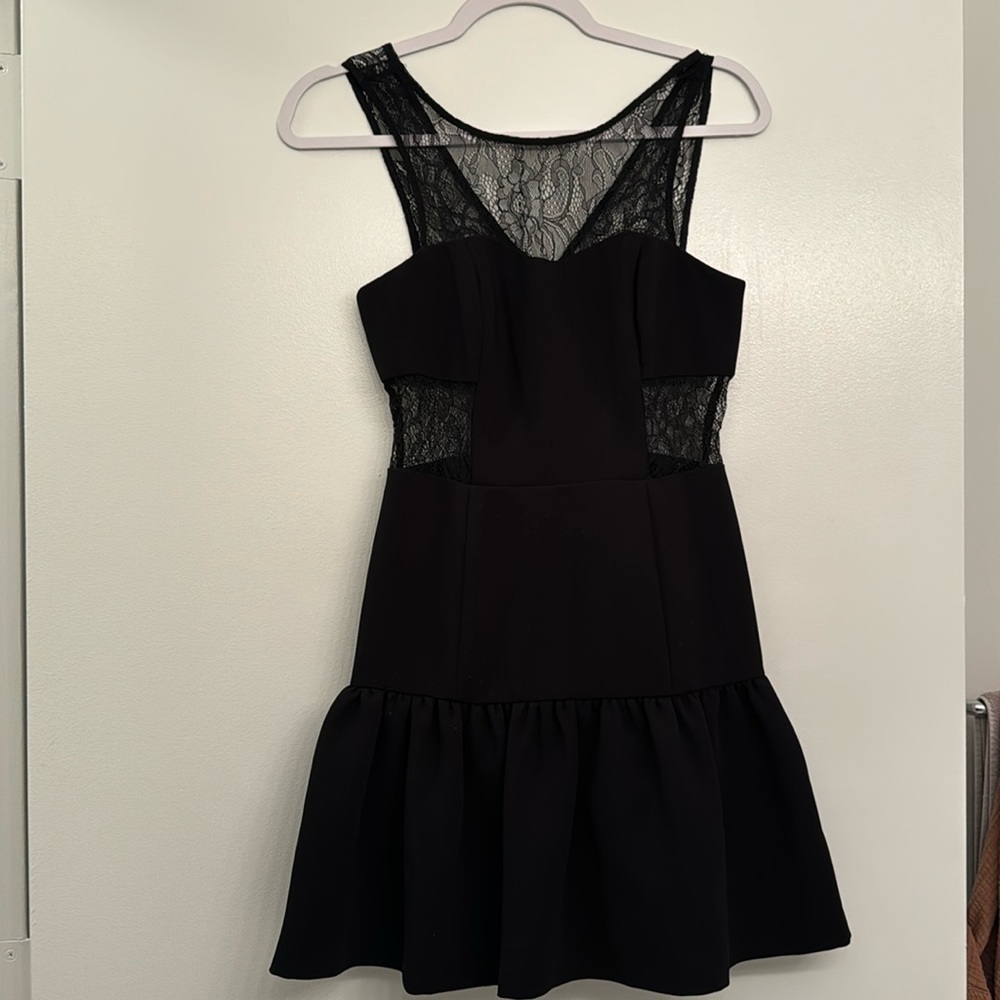 BCBG MINI Black Dress with Lace